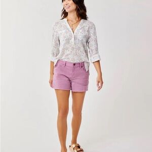 Carve Designs Oahu 4” Twill Short - Orchid